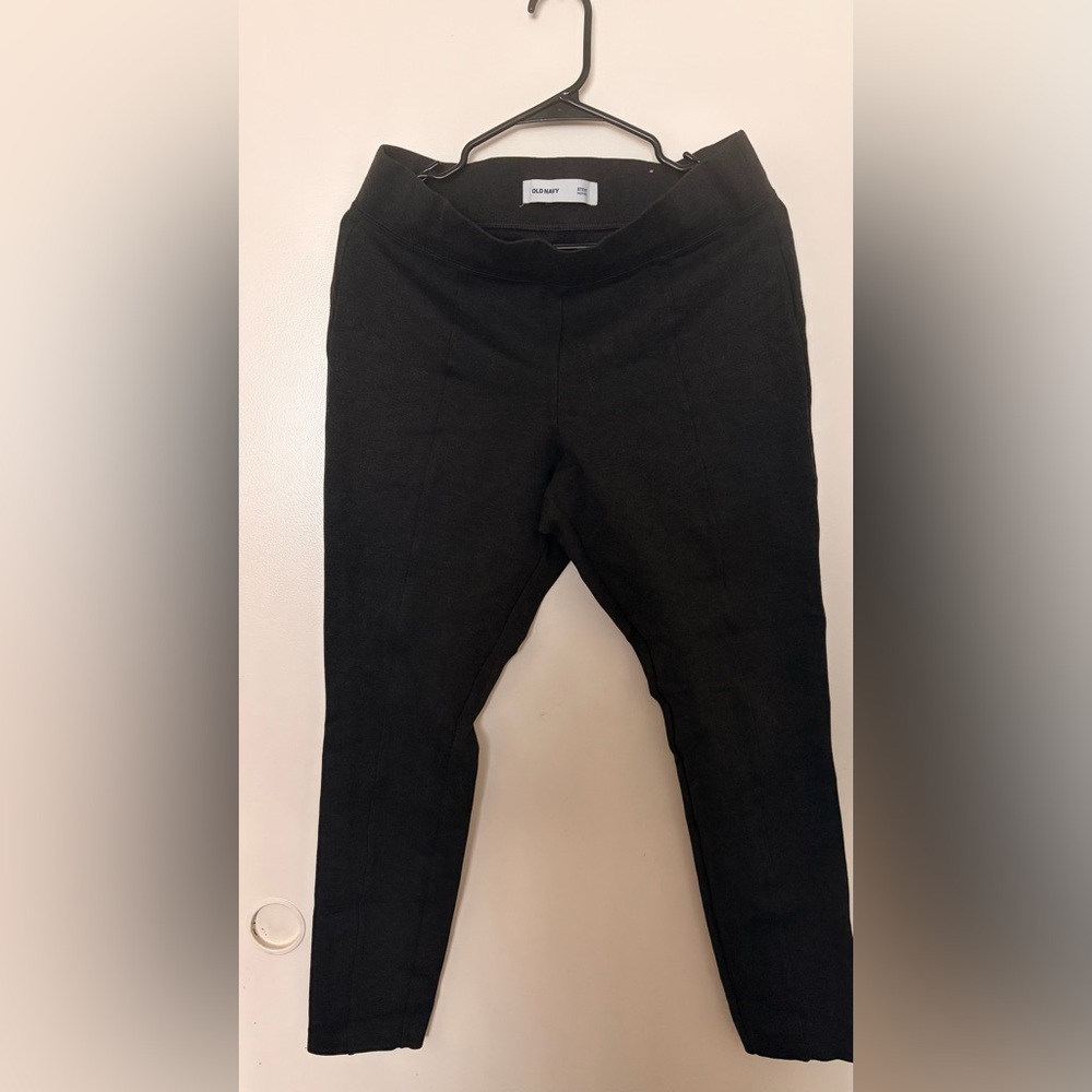Old Navy Black High-Rise Ponte Leggings